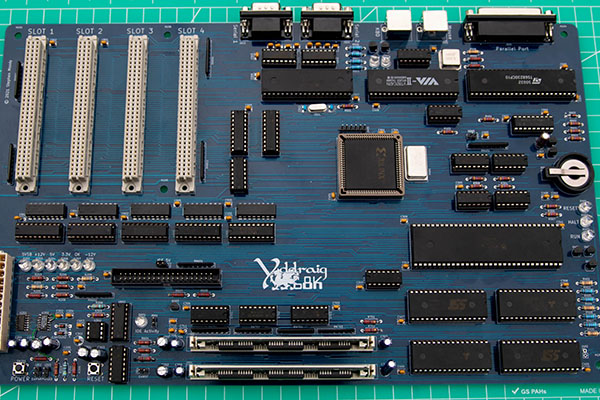 Front view of the PCB