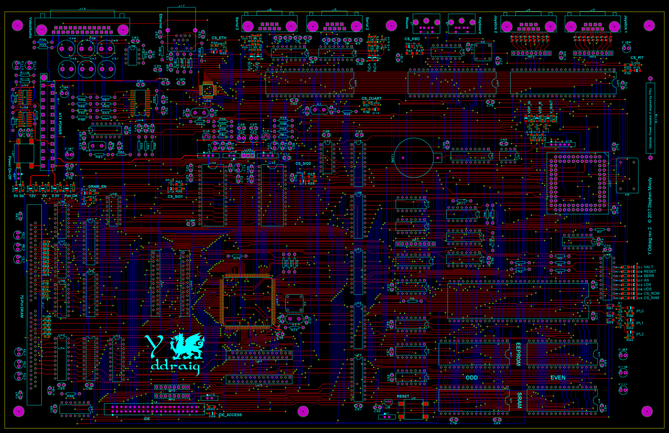 Ddraig PCB